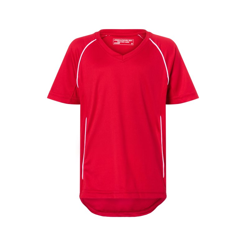 Sports bluse/ T-shirt til Junior Red/White XXL/Jr