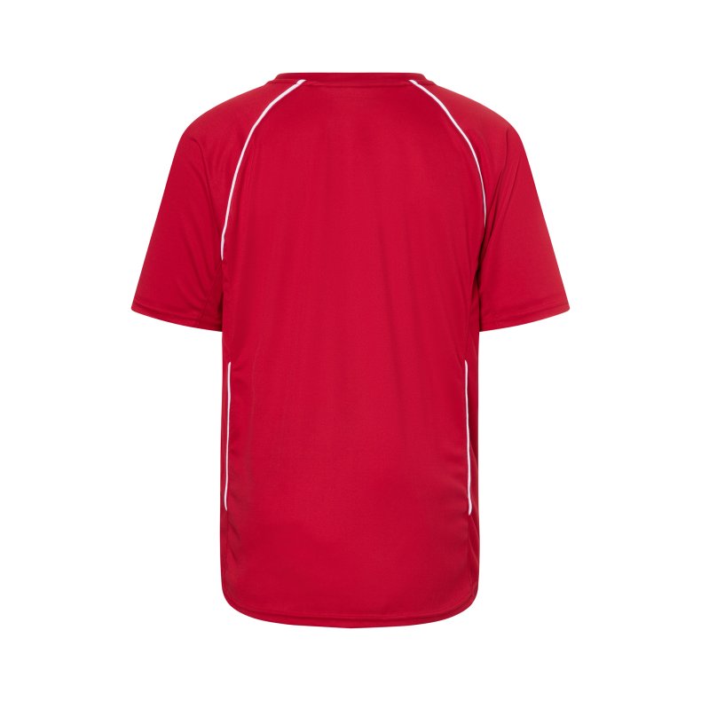 Sports bluse/ T-shirt Unisex.  Red/White XXL