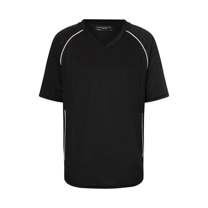 Sports bluse/ T-shirt Unisex.  Black/White XL