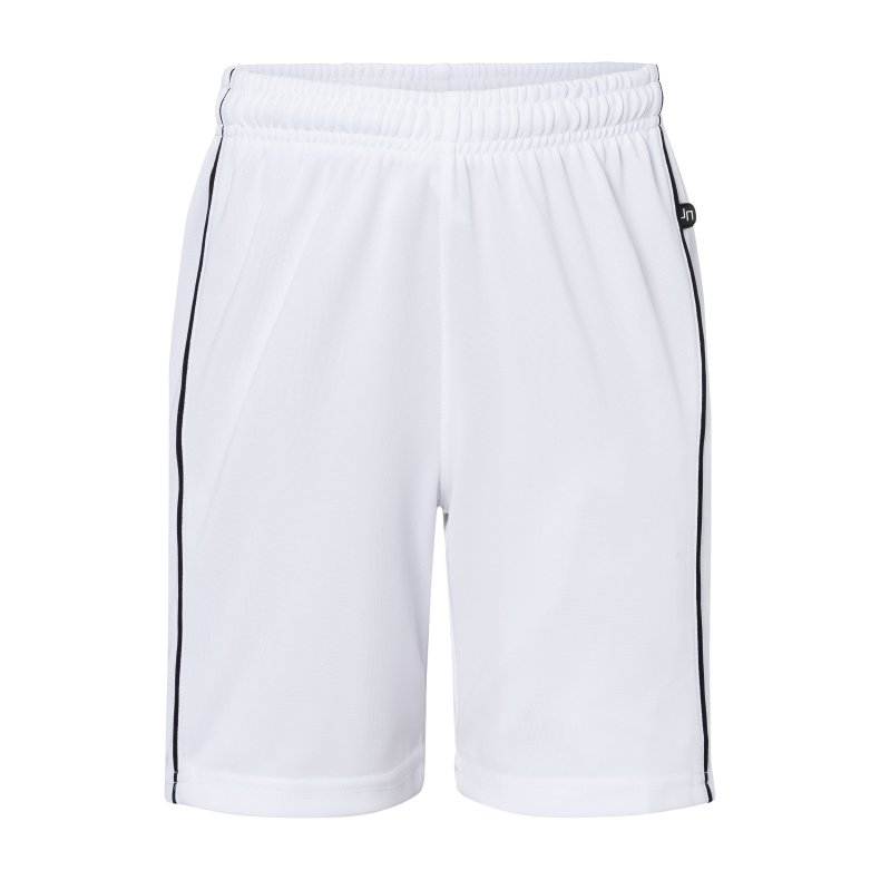 Basic Shorts til Junior White/Black L/Jr