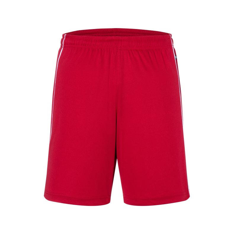 Basic Shorts Unisex Red/White M