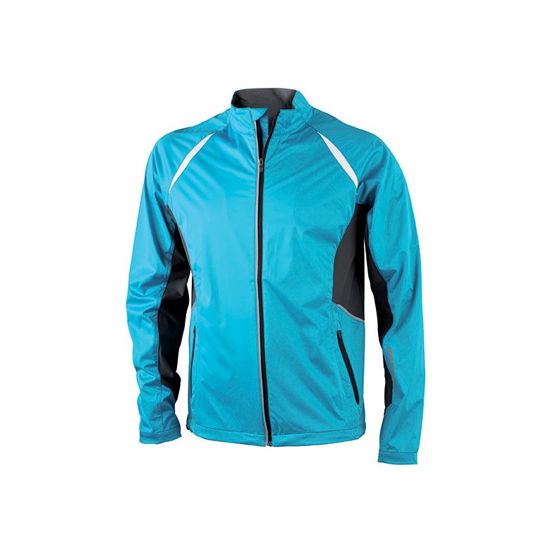 Sports jakke Mens Sports Jacket Windproof - Turquise/carbon