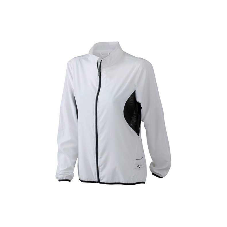 Lbe jakke Ladies Running Jacket - White/Black