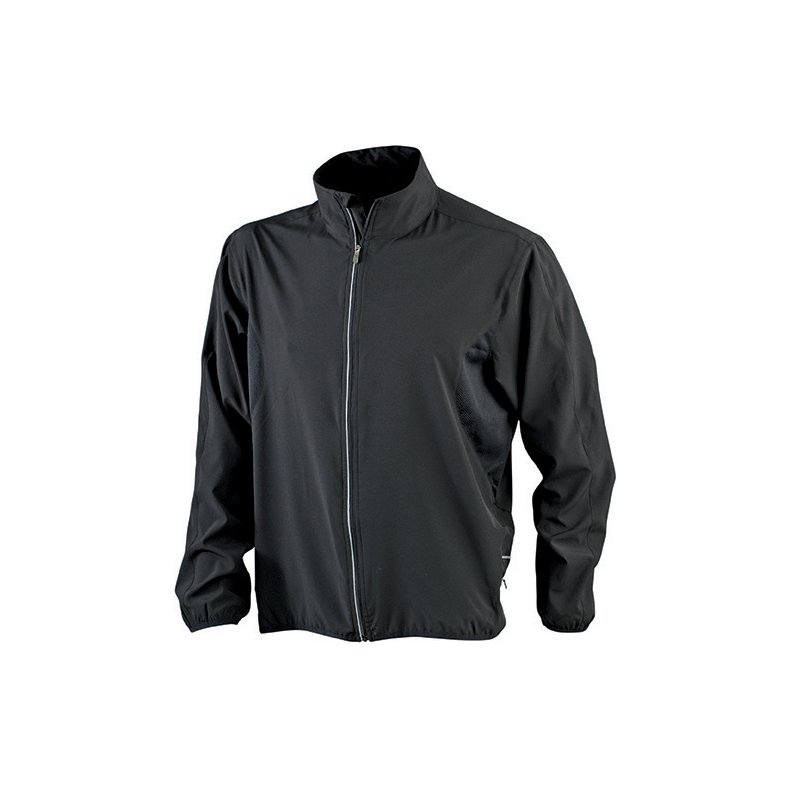 Lbe jakke Mens Running Jacket  - Black/Black