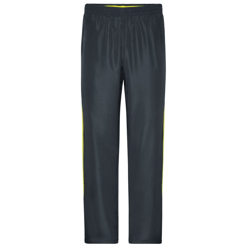 Herre lbe buks Men&acute;s Sports Pants - Iron-grey/Lemon