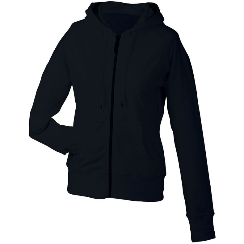 Dame Httejakke / Ladies Hooded Jacket - Black / Sort