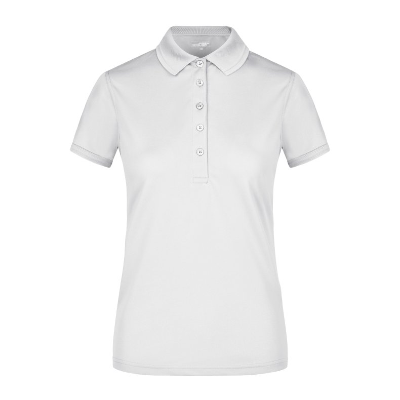 Dame Polo Ladie&acute;s Active Polo - White