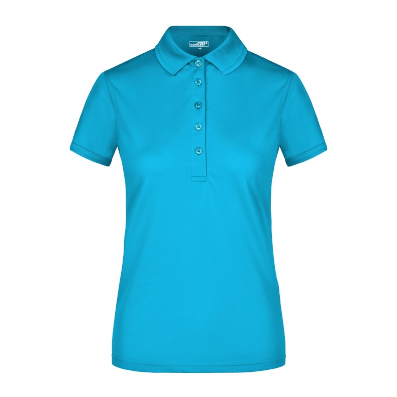 Dame Polo Ladie&acute;s Active Polo - Turquoise