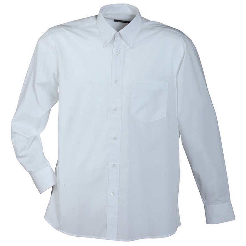 Herre skjorte Mens Promotion Shirt LSL - White