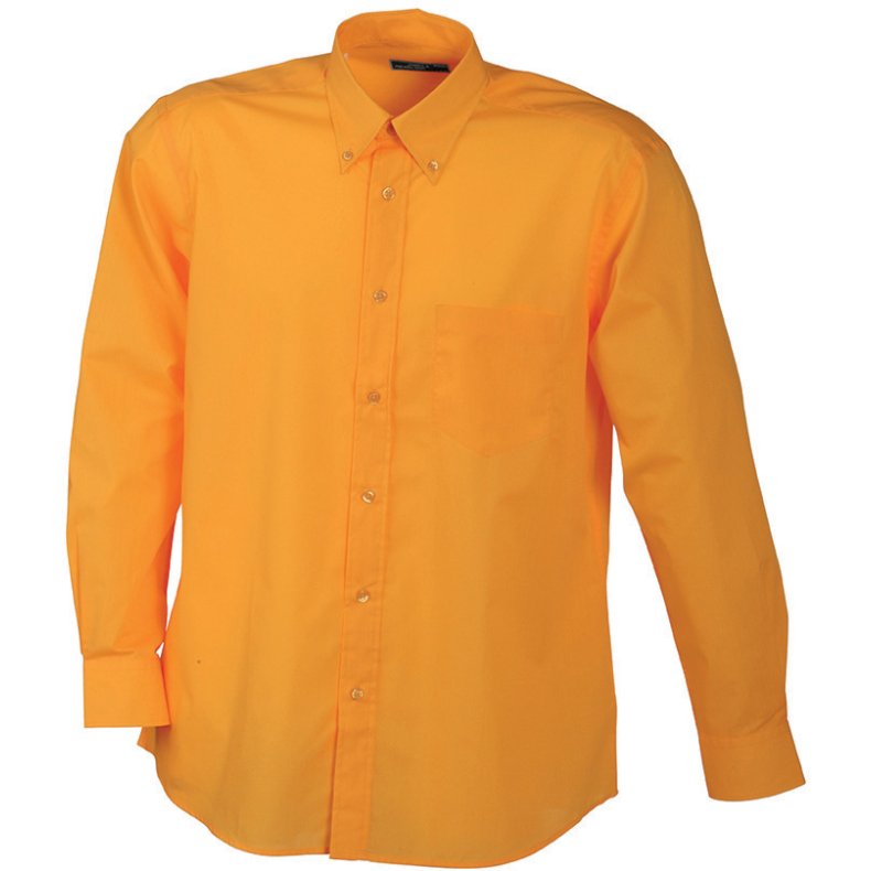 Herre skjorte Mens Promotion Shirt LSL - Orange