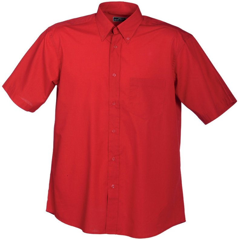 Herre skjorte Mens Promotion Shirt SSL - Red