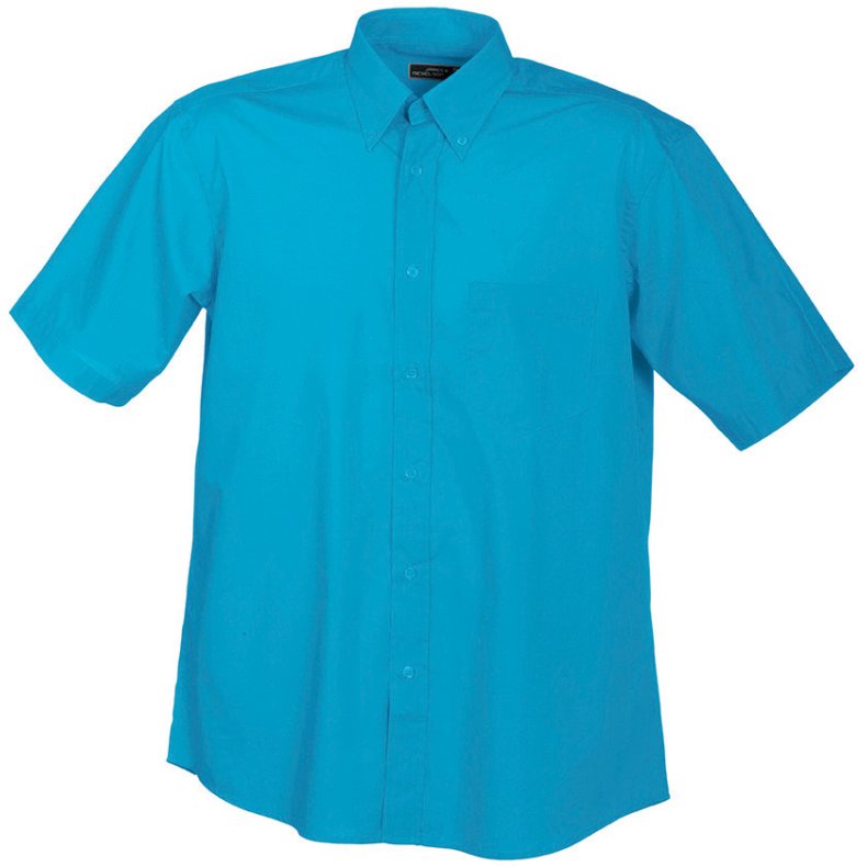 Herre skjorte Mens Promotion Shirt SSL - Turquoise