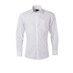 Herre Skjorte/Men�s Shirt LSL/Lange �rmer Poplin - i mange farver