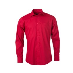 Herre Skjorte/Men�s Shirt LSL/Lange �rmer Poplin - i mange farver