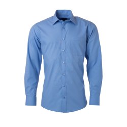 Herre Skjorte/Men�s Shirt LSL/Lange �rmer Poplin - i mange farver