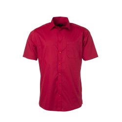 Herre skjorte /Men�s Shirt SSL Poplin/ korte �rmer - i mange farver. 