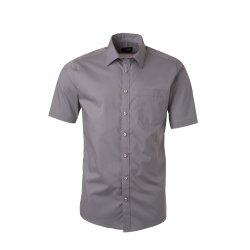 Herre skjorte /Men�s Shirt SSL Poplin/ korte �rmer - i mange farver. 