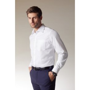 Herre Skjorte /Men�s Shirt LSL- med lange �rmer og Micro-Twill