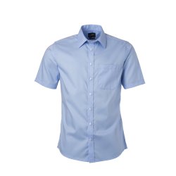 Herre Skjorte /Men�s Shirt SSL Korte �rmer med Micro-Twill