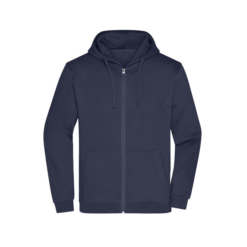 Hoodie / h�ttetr�je med lynl�s  Unisex Promo Zip Hoody Navy S
