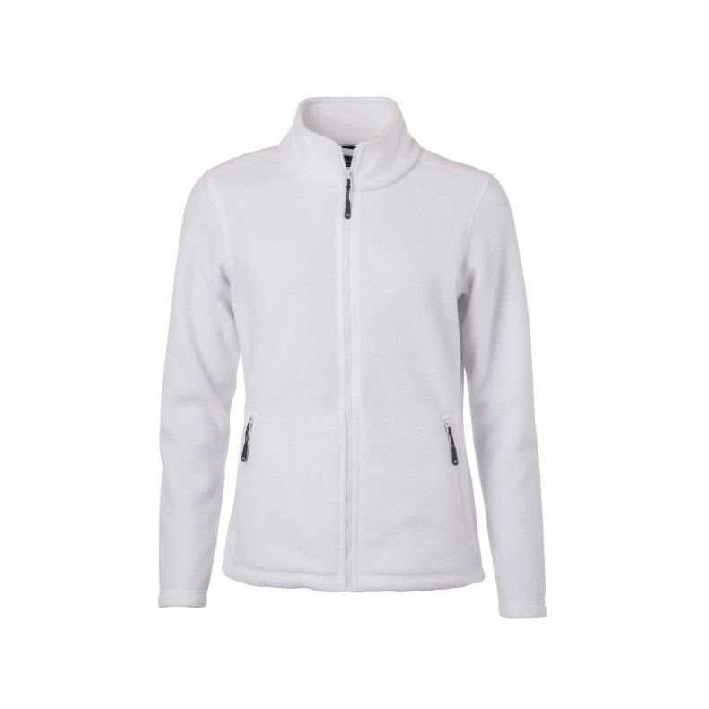 Dame Fleece tr�je / jakke JN781 White M