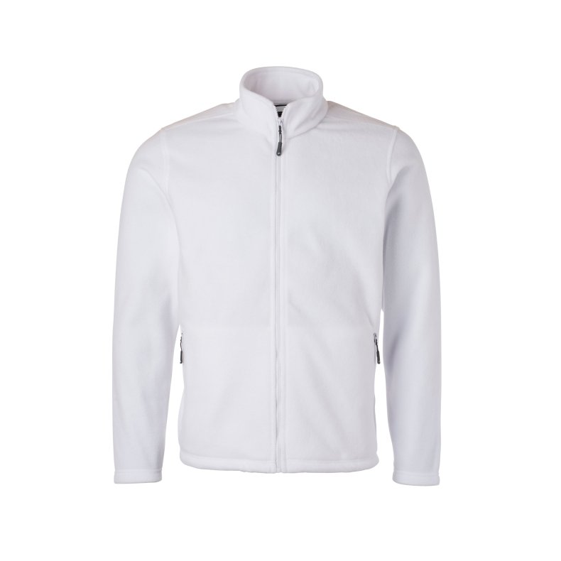 Herre Fleece tr�je / jakke JN782 str. S til 4XL White M