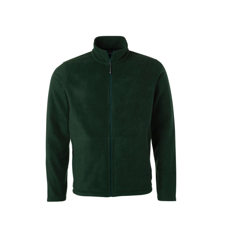Herre Fleece tr�je / jakke JN782 str. S til 4XL Dark-Green XXL