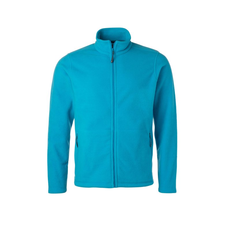 Herre Fleece tr�je / jakke JN782 str. S til 4XL Turquoise 3XL