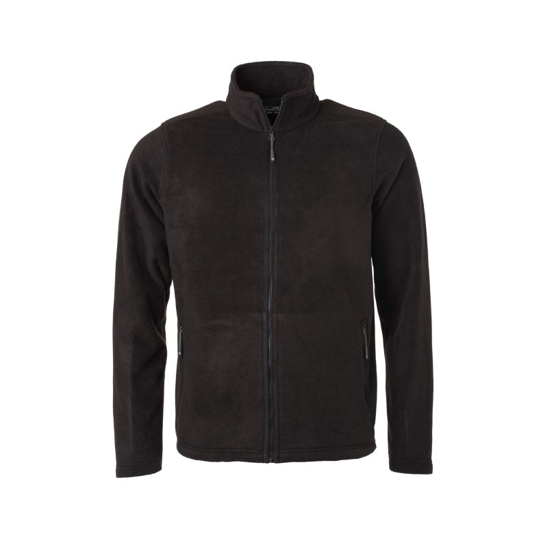 Herre Fleece tr�je / jakke JN782 str. S til 4XL Black XXL