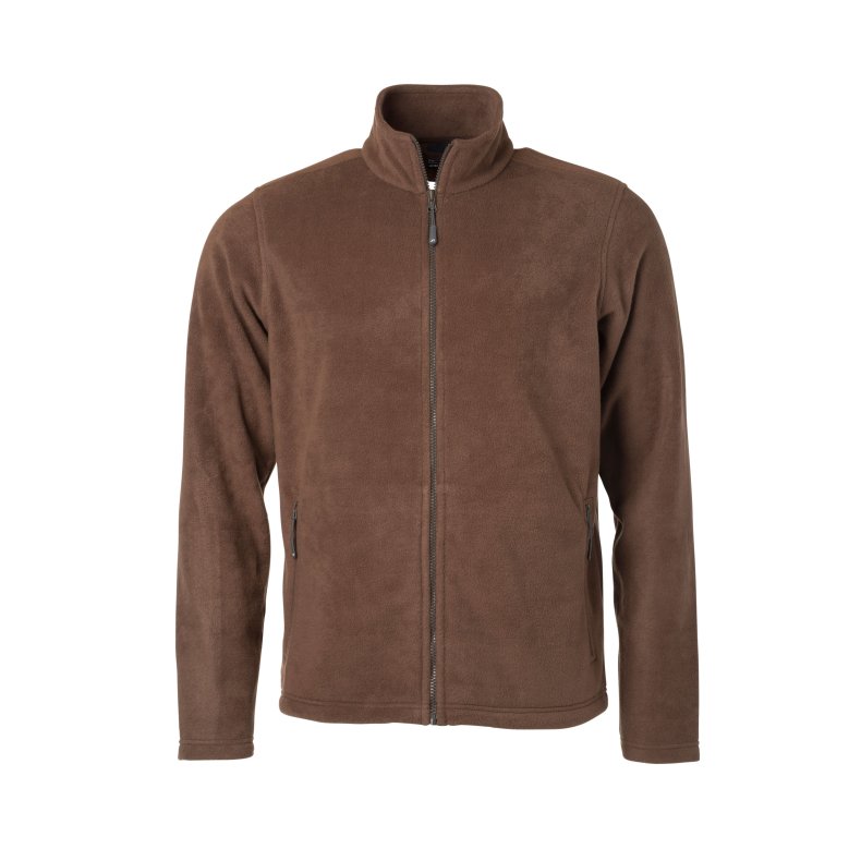 Herre Fleece tr�je / jakke JN782 str. S til 4XL Brown M