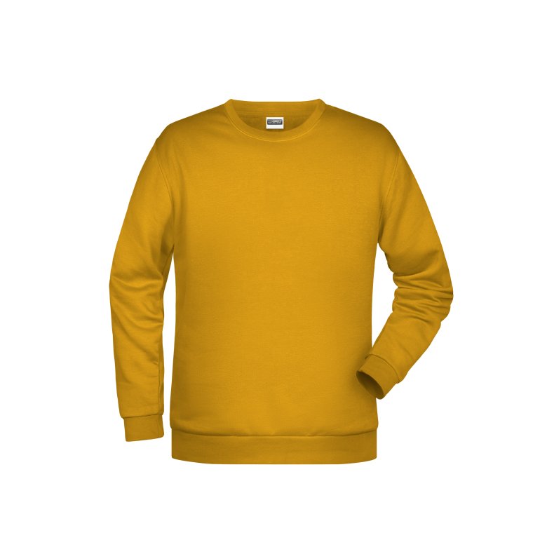 Sweat med rund hals unisex, findes i mange farver fra s til 5xl Gold-Yellow 3XL