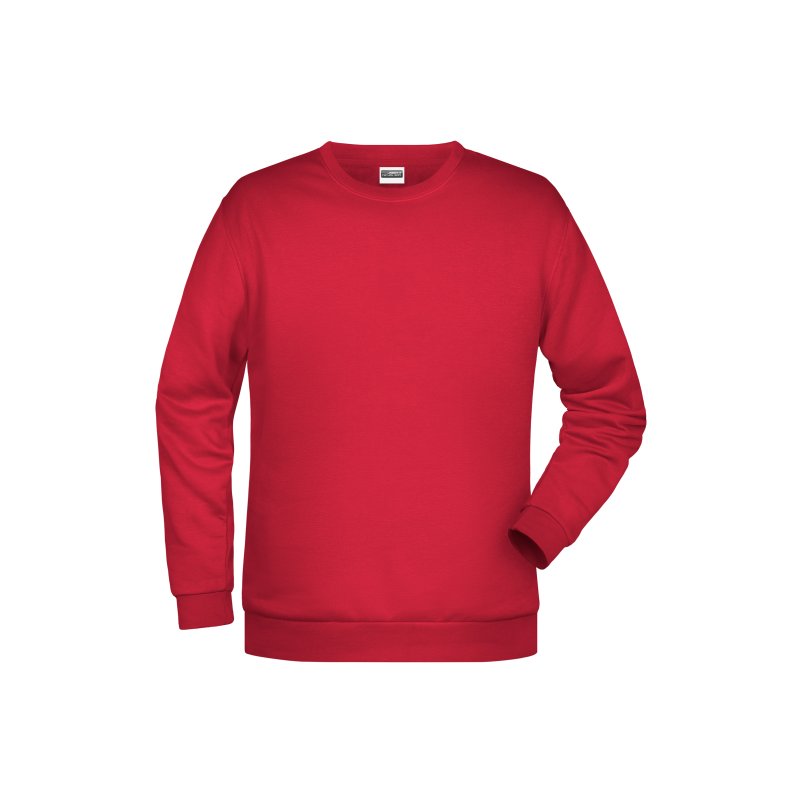 Sweat med rund hals Promo Sweat Man Red XXL