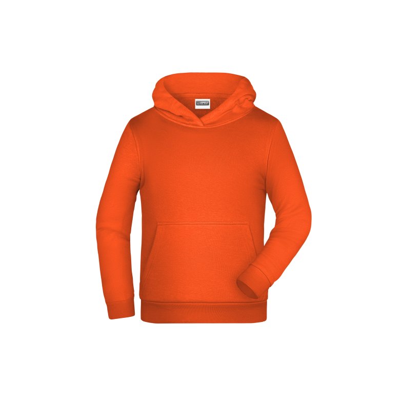 Hoodie til Junior.  Orange L/Jr