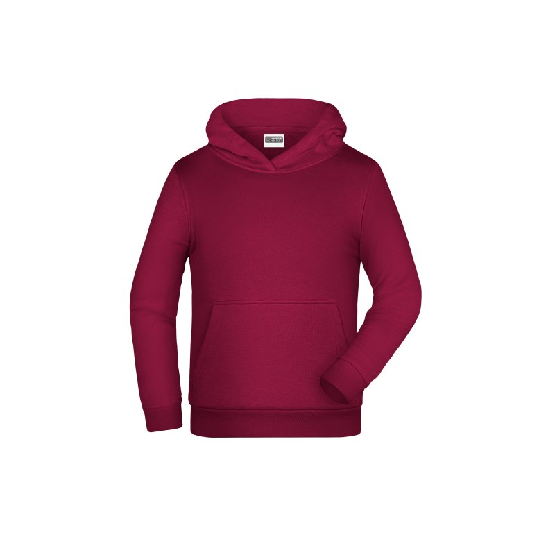 Hoodie til Junior.  Wine XL/Jr