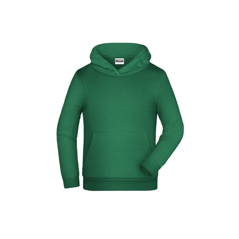 Hoodie til Junior.  Irish-Green L/Jr