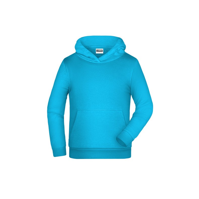 Hoodie til Junior.  Turquoise XL/Jr