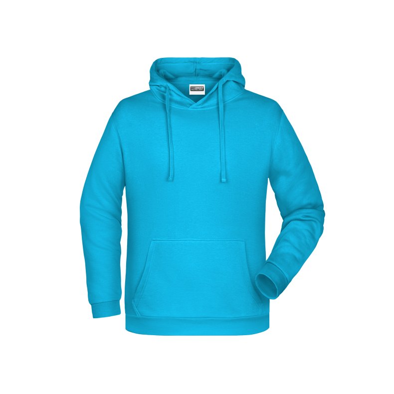 Hoodie / H�ttetr�je Unisex. Findes i virkelig mange farver. Turquoise L