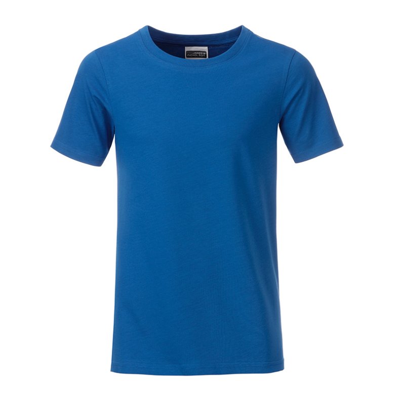 T-shirt i organic bomuld til junior / b�rn  Royal M/Jr