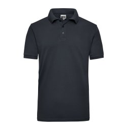 Slidst�rk Workwear Polo Men - Carbon/m�rkegr�