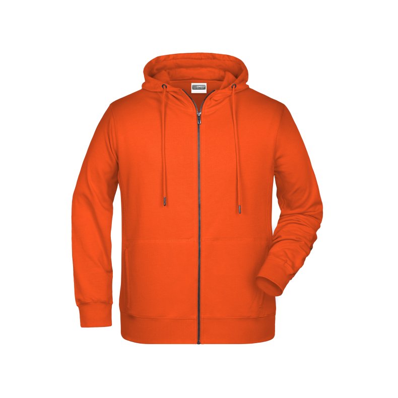 Hoodie med lynl�s til junior / b�rn  Orange S/Jr