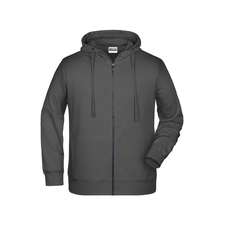 Hoodie med lynl�s til junior / b�rn  Graphite L/Jr