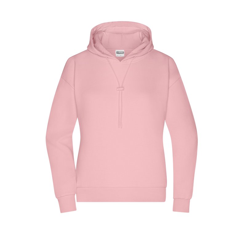 Dame Hoody 300gr. organic JN8033 Soft-pink XS