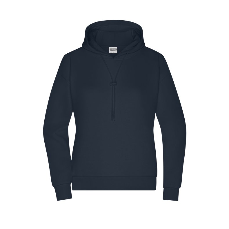 Dame Hoody 300gr. organic JN8033 Navy XXL