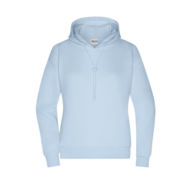 Dame Hoody 300gr. organic JN8033 Light-Blue M