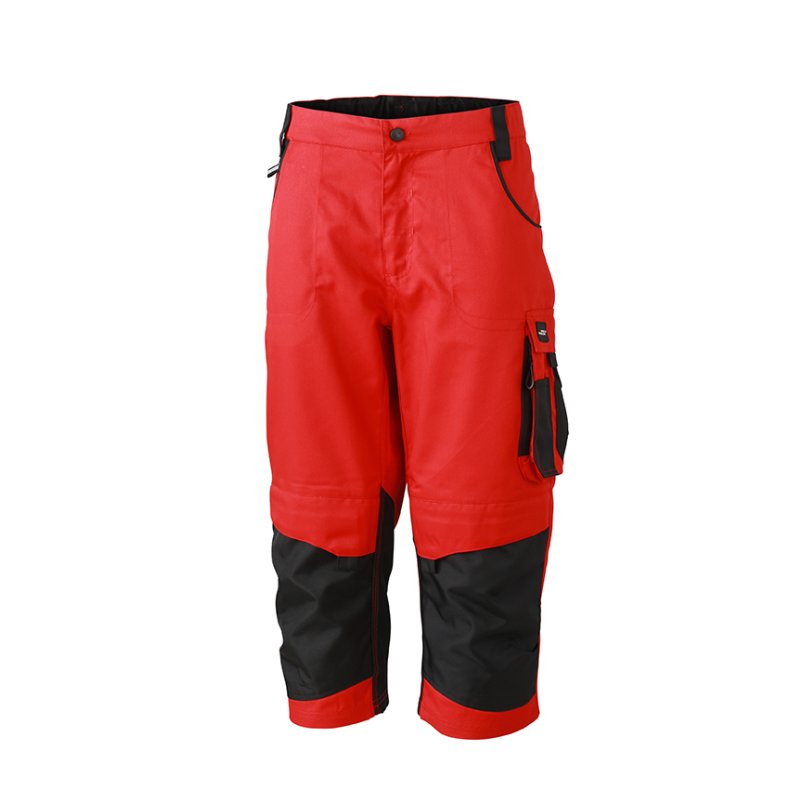 Arbejdsbukser Workwear 3/4 Pants - Red/Black