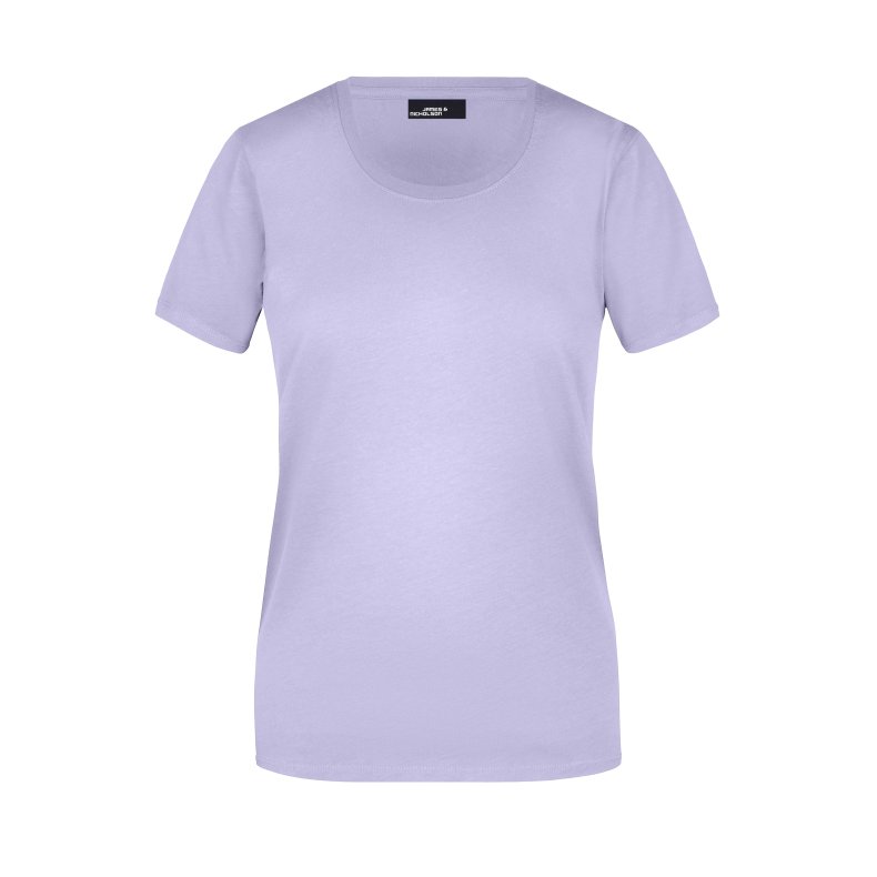 Dame T-shirt Basic Findes i mange farver. Jn901 Lilac XXL