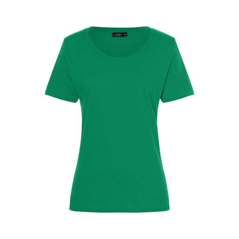 Dame T-shirt Basic Findes i mange farver. Jn901 Irish-Green L