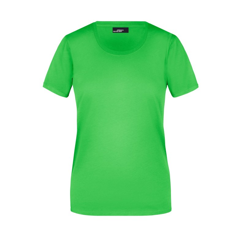 Dame T-shirt Basic Findes i mange farver. Jn901 Lime-green XL