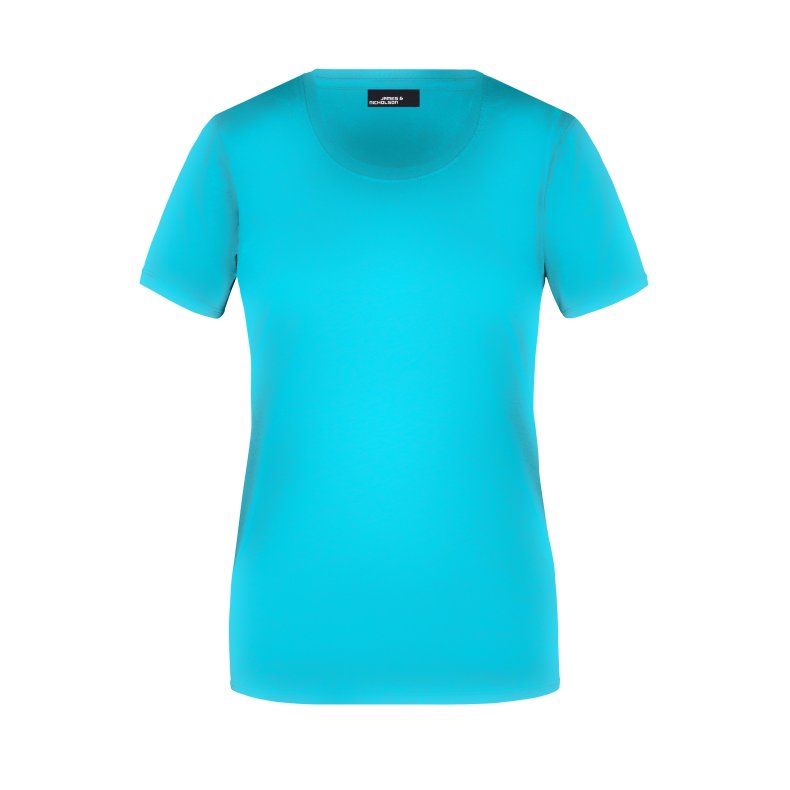 Dame T-shirt Basic Findes i mange farver. Jn901 Pacific XXL