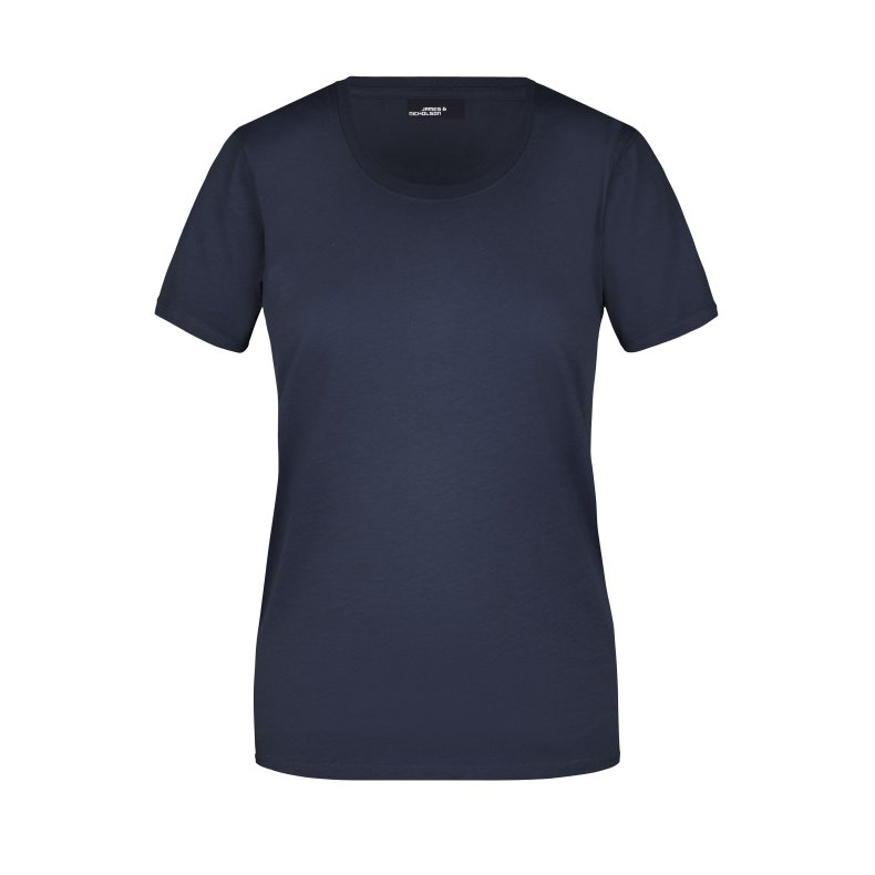 Dame T-shirt Basic Findes i mange farver. Jn901 Navy 3XL